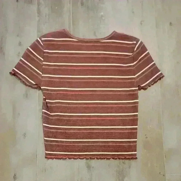 American Eagle Stripped Baby Tee - Picture 2 of 7